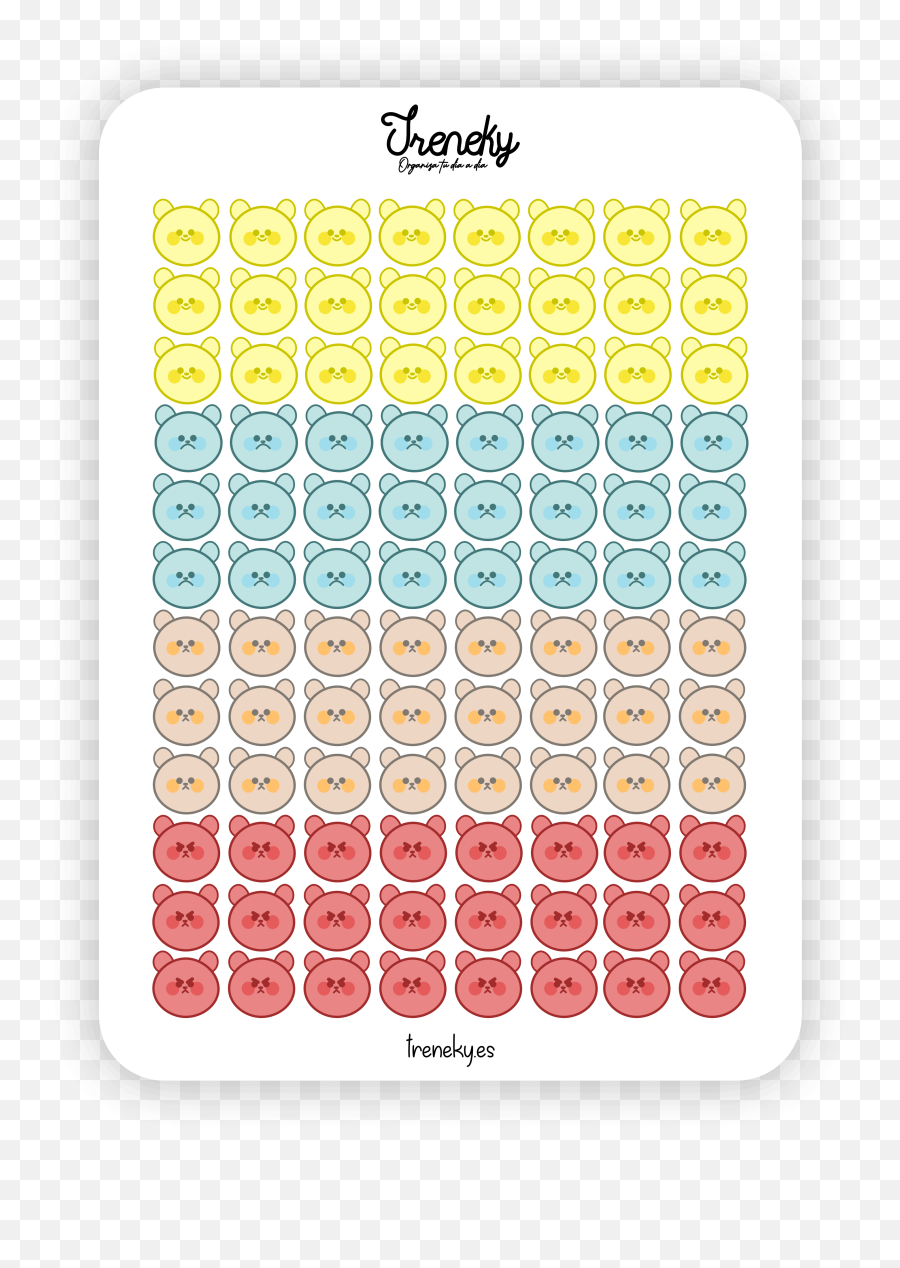 Ositos Emocionales - Dot Emoji,Emotion De Ositos Para Wassap