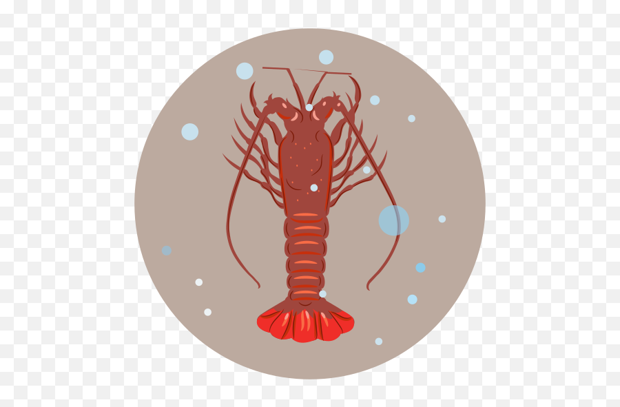 Sea Animal Locust Crustacean Free - Spiny Lobster Emoji,Lobster Emoticons