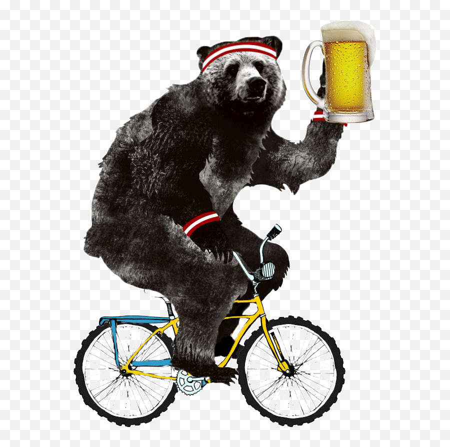 Top Girl Smashes Beer Stickers For Android U0026 Ios Gfycat - Bear On A Bike Gif Emoji,Beer Emoji