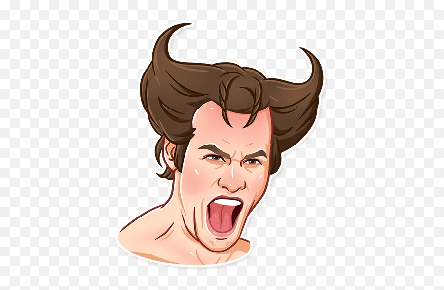 Jim Carrey Stickers - Live Wa Stickers Emoji,Slack Emojis Jim Carrey