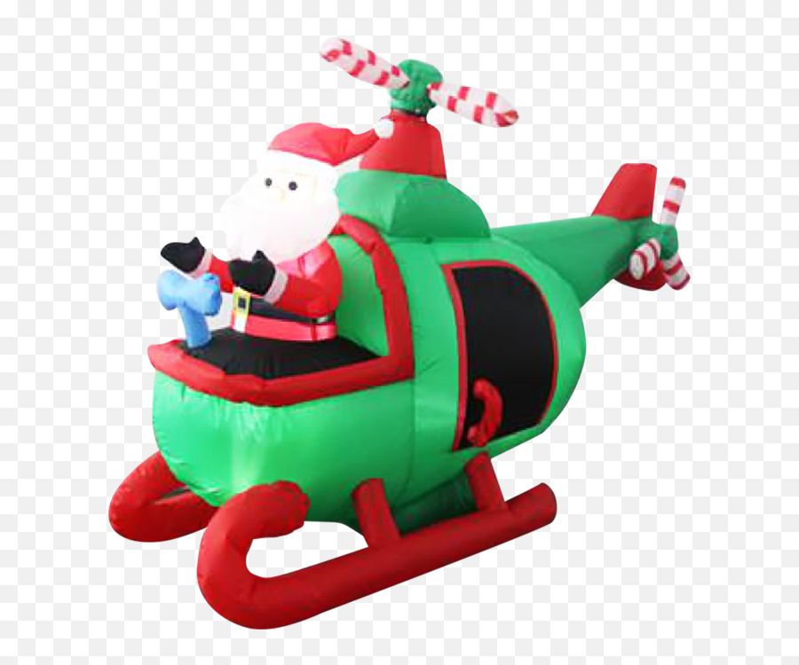 3 Feet 210 Cm Christmas Inflatable Santa Helicopter Emoji,Helicopter Emoji