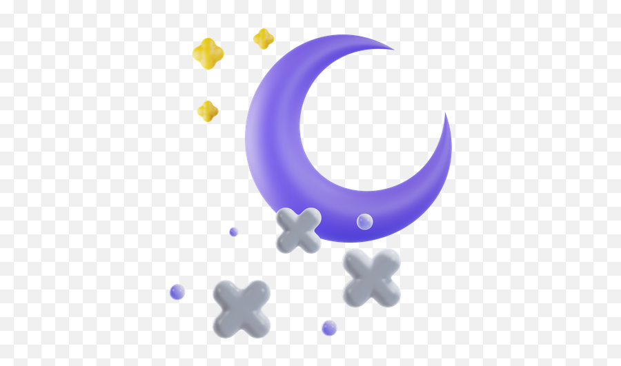Night 3d Illustrations Designs Images Vectors Hd Graphics Emoji,Purple Emoji Aesthetic