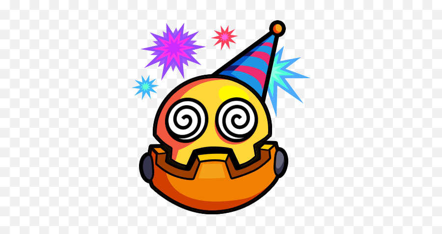 2020 - Party Hat Emoji,Emoji Lvl 18