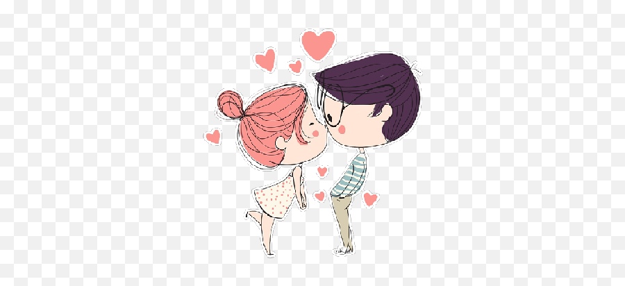 Novios Enamorados - Enamorados Stickers De Parejas Emoji,Emoji De Enamorado