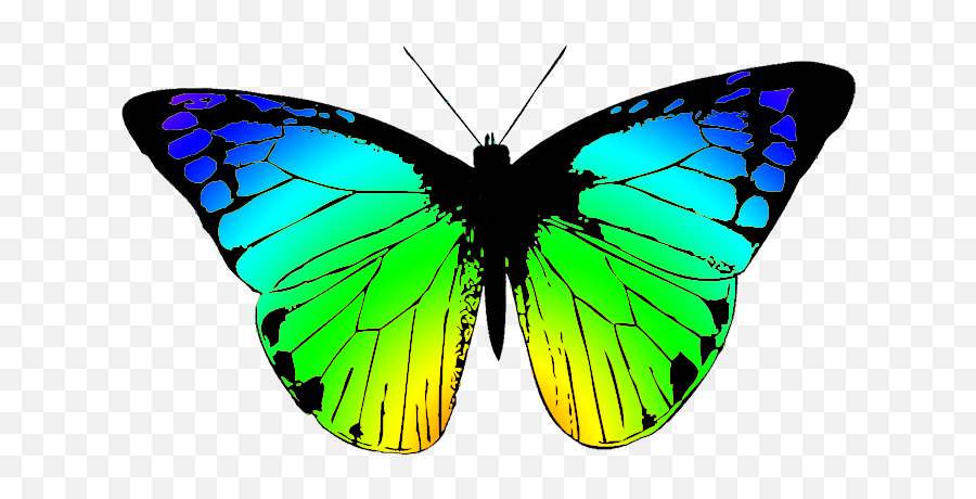 Butterfly Clipart 3 - Clipartix Clipart Butterfly Emoji,Butterfly Emoji Transparent