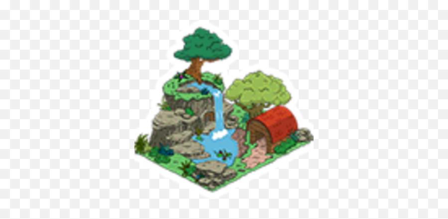 Peek - Atem Park Quest The Simpsons Tapped Out Wiki Fandom Tree Emoji,Emoji Level14