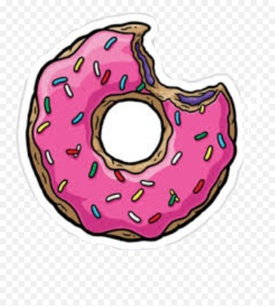 Dunat Sticker By Nataljaogrodowsk - Donut Sticker Emoji,Emoji Resimleri