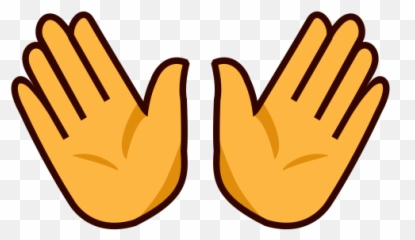 Open Hands Sign - Open Hands Sign Emoji,Hand Sign Emoji