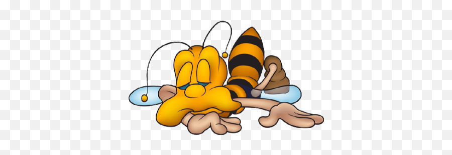 Dead Bee Clipart - Clip Art Library Funny Bees Emoji,Honey Bee Emoji