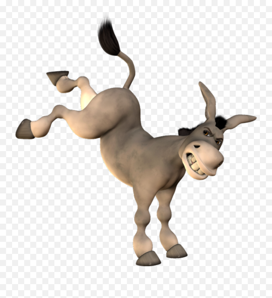 The Most Edited - Donkey Shrek Mad Transparent Background Emoji,Donkee Emoji