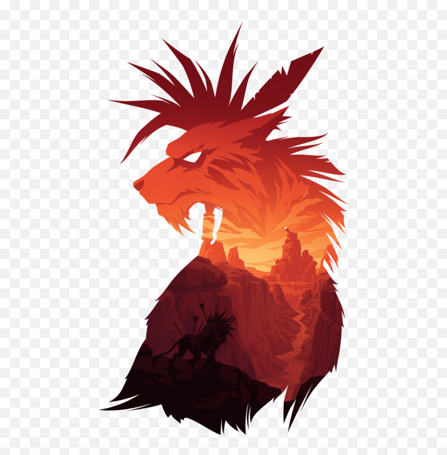 Download Final Fantasy 7 Red Xiii Png Image With No - Final Fantasy Red Xiii Shirt Emoji,Emoji Finap Fantasy Xv