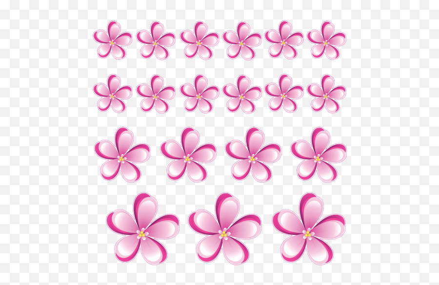 Httpswwwambiance - Stickercomespegatinahibiscoxml Girly Emoji,Flores Rosadas De Emojis