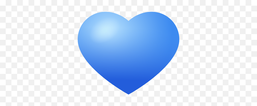 Blue Heart Icon - Blue Heart Icon Emoji,Love Emoji Icons
