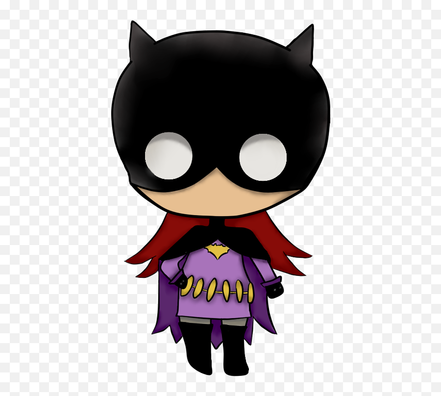 Download Chibi Batgirl Door Decs Geek Out Im Batman - Chibi Batgirl Emoji,Door Emoji