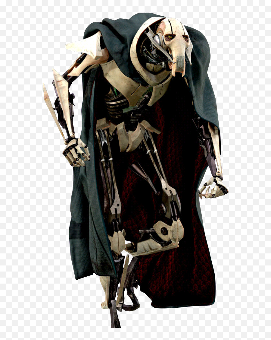 Cyborg - Transparent General Grievous Png Emoji,Tv Characters Sith Lots Of Emotion