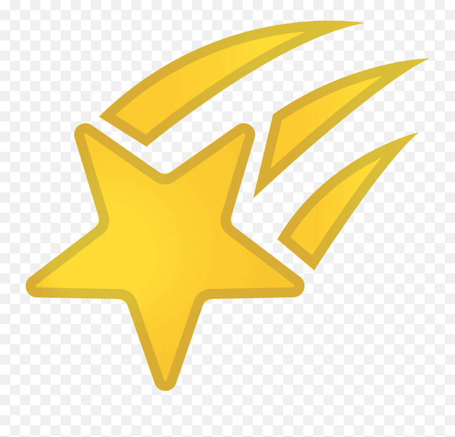Shooting Star Emoji Clipart - Shooting Star Emoji Png,Gold Emoji