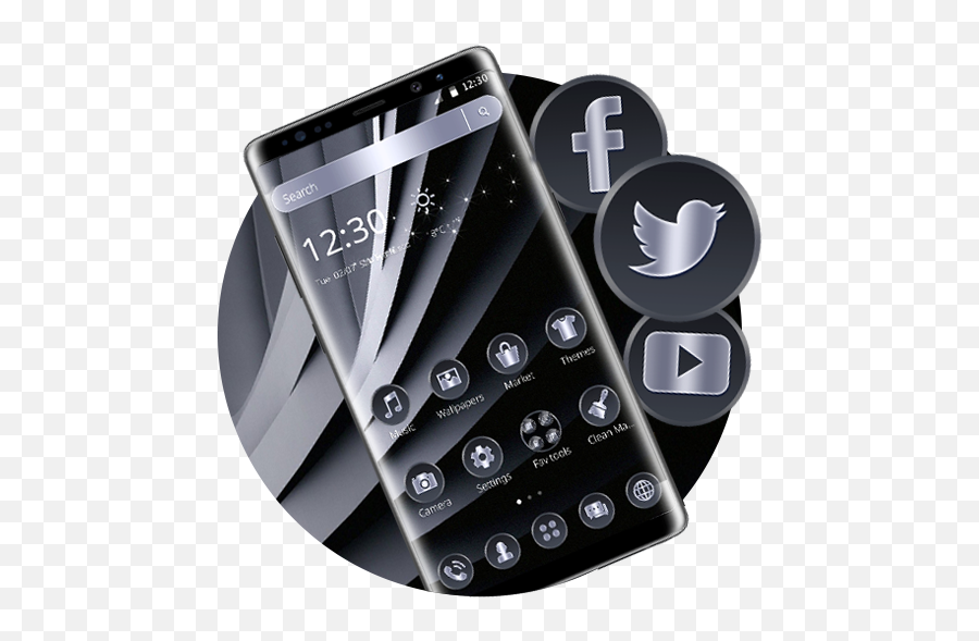 Dark Black Wall Theme Apk Android - Black Emoji,Googe Emoji