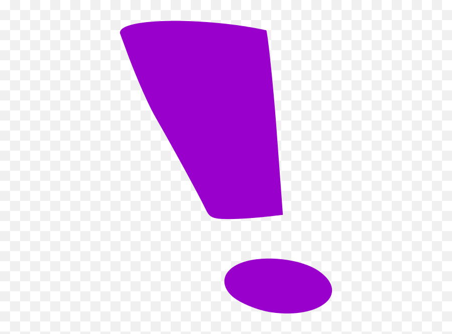 Exclamation Mark Logos - Purple Exclamation Mark Emoji,Exclamation Emoji