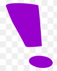 Exclamation Mark Logos - Purple Exclamation Mark Emoji,Exclamation Emoji