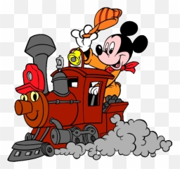 Train Conductor Free Clipart - Clipart Suggest Mickey Mouse On A Train Emoji,Train Train Train Train Emoji