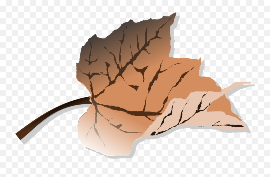 Crisp Brown Leaf Clip Art Image - Clipsafari Dead Leaves Cartoon Emoji,Fern Emoji