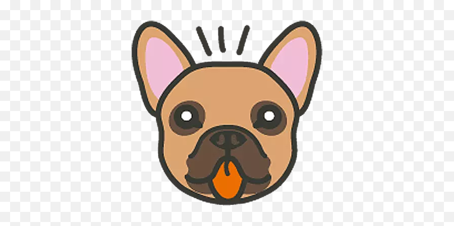 Whats Up - Bulldog Emoji,English Bulldog Emoji