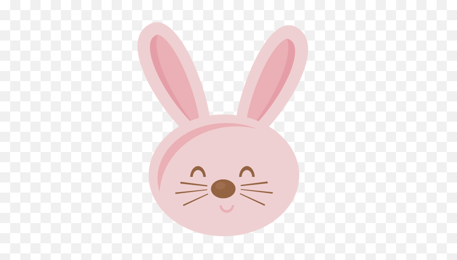 Bunny Face - Clipart Best Pink Rabbit Face Clipart Emoji,Bunny Holding Cake Emoticon