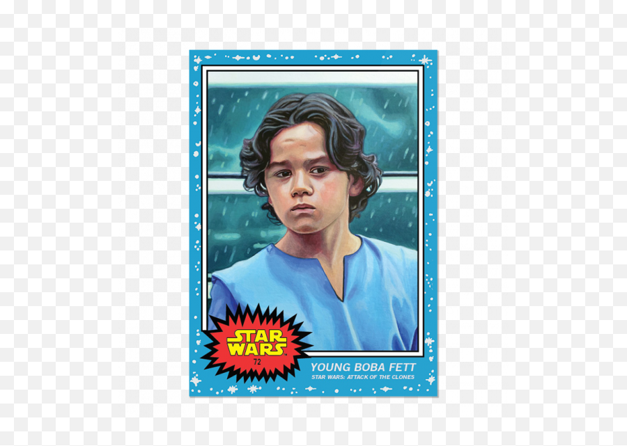 Topps Star Wars Living Card - Topps Star Wars Clone Emoji,Boba Fett Emoticon Art