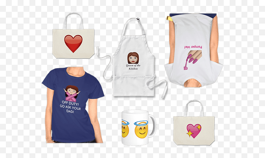 10 Unique Motheru0027s Day Emoji Gift Ideas - Emojiprints Aprons For Men,Gift Emoji