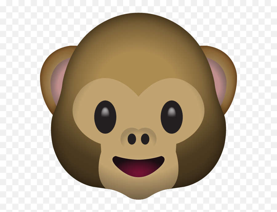 Cute Monkey Png - Cute Cartoon Monkey Free Png Image Emoji Monkey Face,Gorilla Emoji