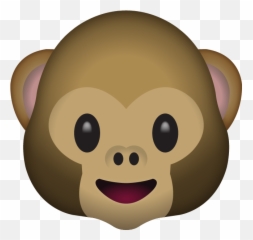 Cute Monkey Png - Cute Cartoon Monkey Free Png Image Emoji Monkey Face,Gorilla Emoji