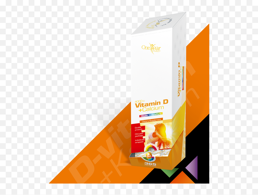 Vitamin D 4000 Ne Calcium Inulin - One Year Vitamin Emoji,D&d Emojis