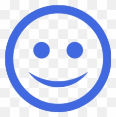 Royal Blue Happy Icon - Free Royal Blue Emoticon Icons Blue Smile Emoji,Pleased Emoticon