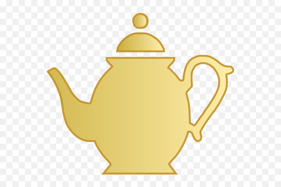 Teapot Png Transparent Background Teapot Png - Clip Art Library Gold Tea Pot Clip Art Emoji,Teapot Emoji
