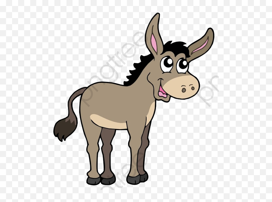 Lovely Clipart Free - Donkey Cute Png Download Full Size Donkey Clip Art Png Emoji,Free Donkey Emojis
