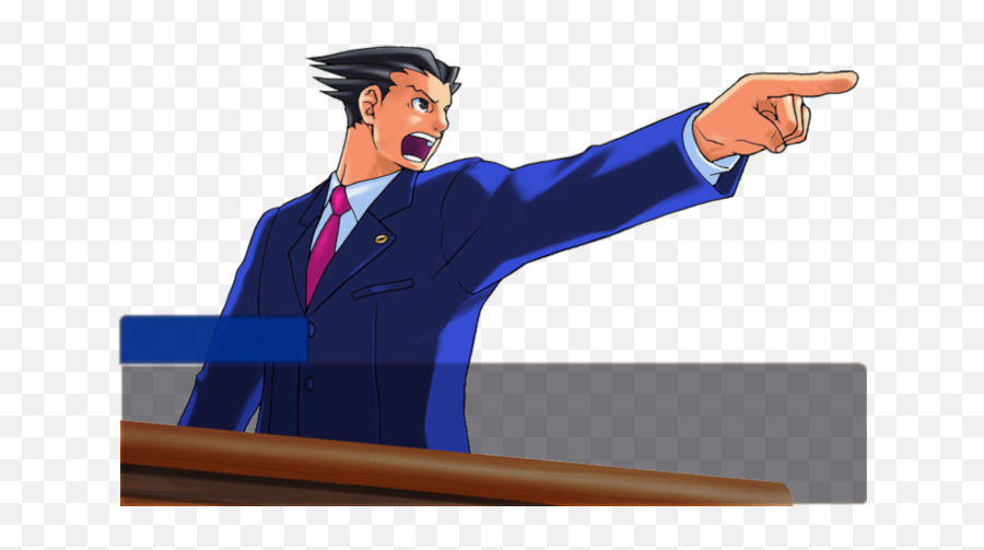 Ace - Phoenix Wright Objection Animated Emoji,Phoenix Wright Text Emoticons