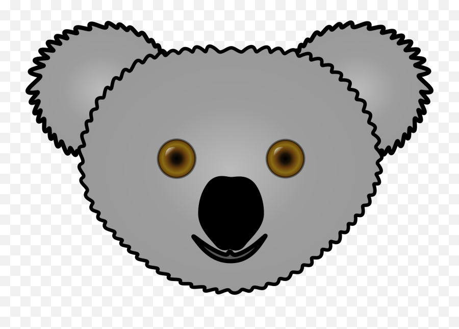 Koala Bear Face Clip Art - Cakes Emoji,Wechat Kola Bear Emoticon