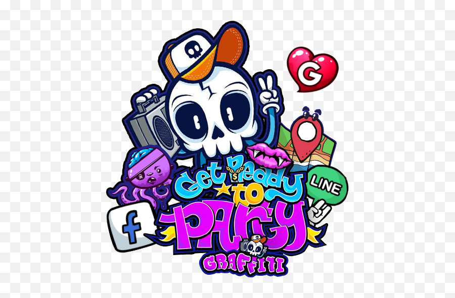 Download Gravity Graffiti Party Themes Hd Wallpapers On Pc - Telefon Duvar Kad Grafiti Emoji,Graffiti Emoji