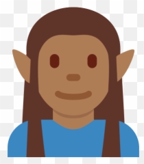 Man Elf Emoji With Medium - Bond Street Station,Medium Skin Tone Elf Emoji