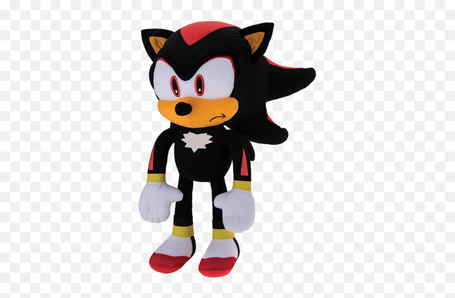 Sonic The Hedgehog - Sonic Shadow Plush Png Emoji,Emoji Movie Toys