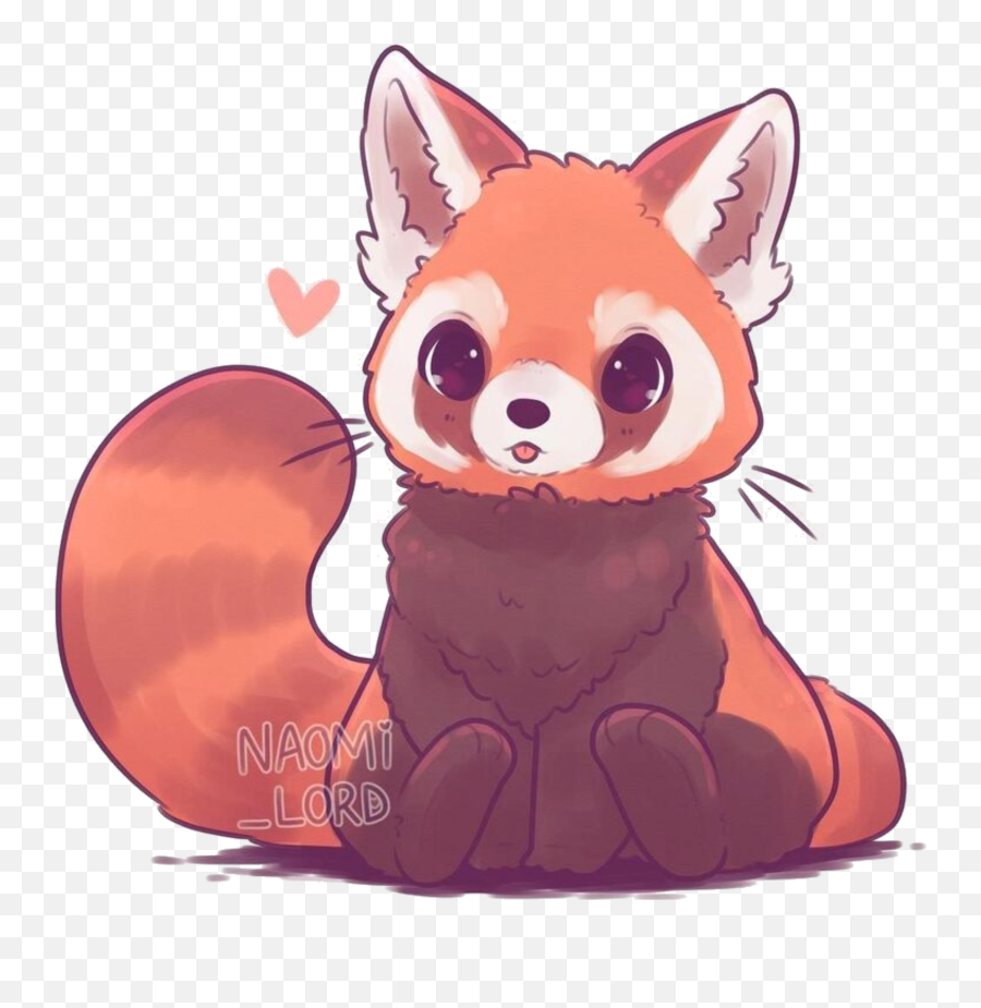 The Most Edited Redpanda Picsart - Cute Drawn Animals Emoji,The Fonz Emoticon