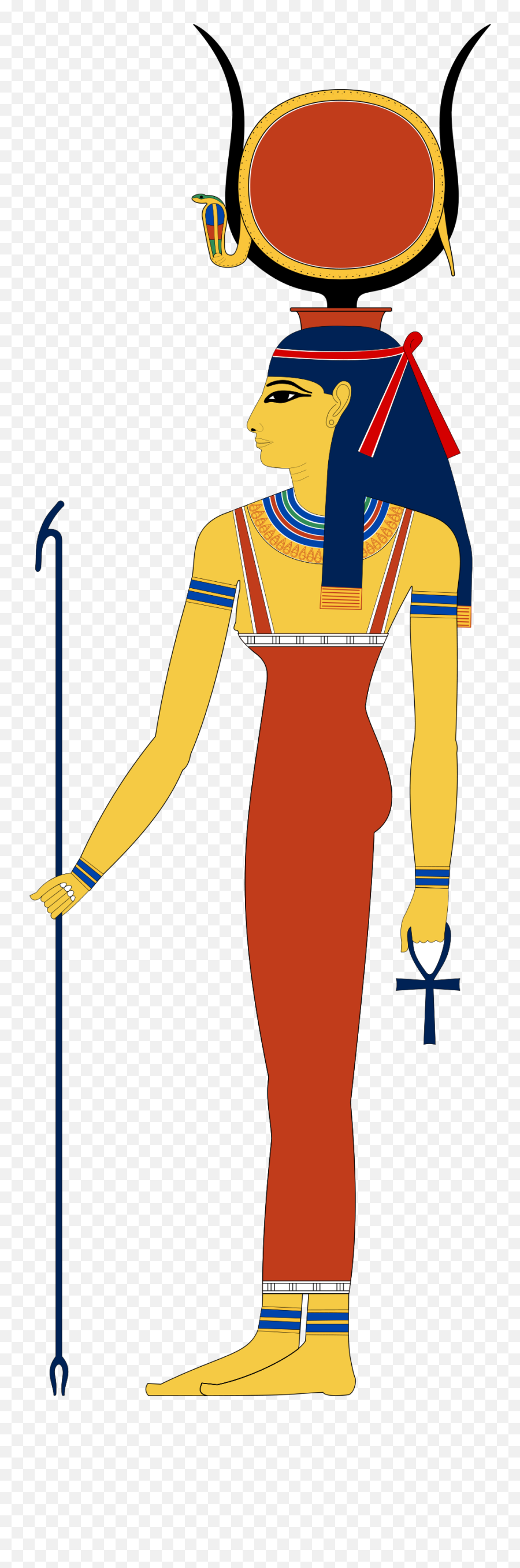 Hathor - Wikipedia Hathor Png Emoji,Solar Dancer Smiley Face Emoticon