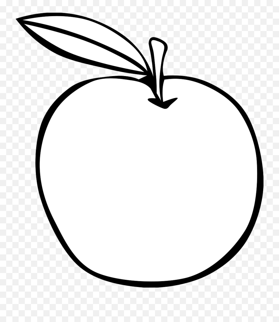 Simple Fruit Apple Clipart I2clipart - Royalty Free Public White Apple Clipart Emoji,B3c Emoticon