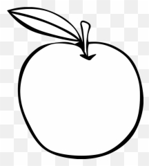 Simple Fruit Apple Clipart I2clipart - Royalty Free Public White Apple Clipart Emoji,B3c Emoticon