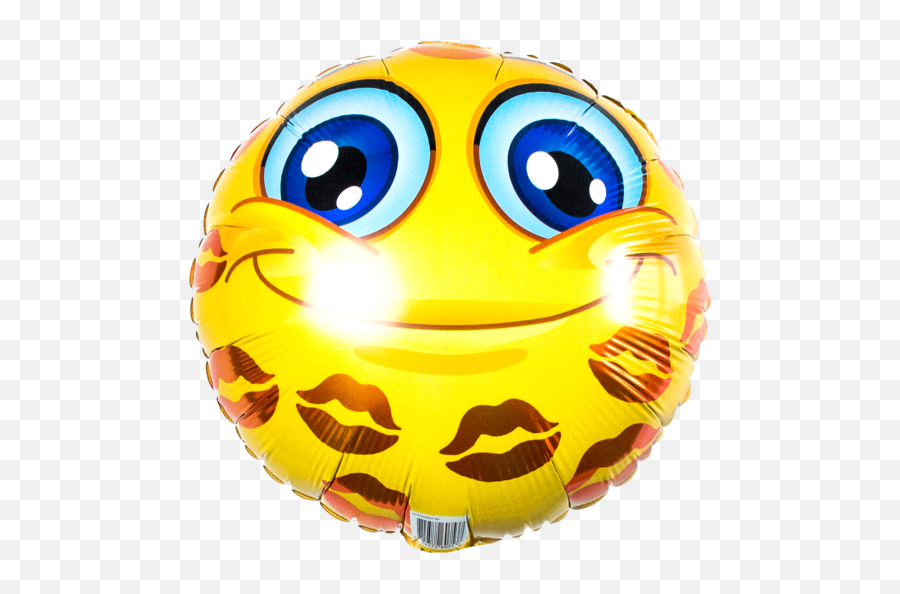 Ballon Smiley Kusjes - Happy Emoji,Ballon Emoticon