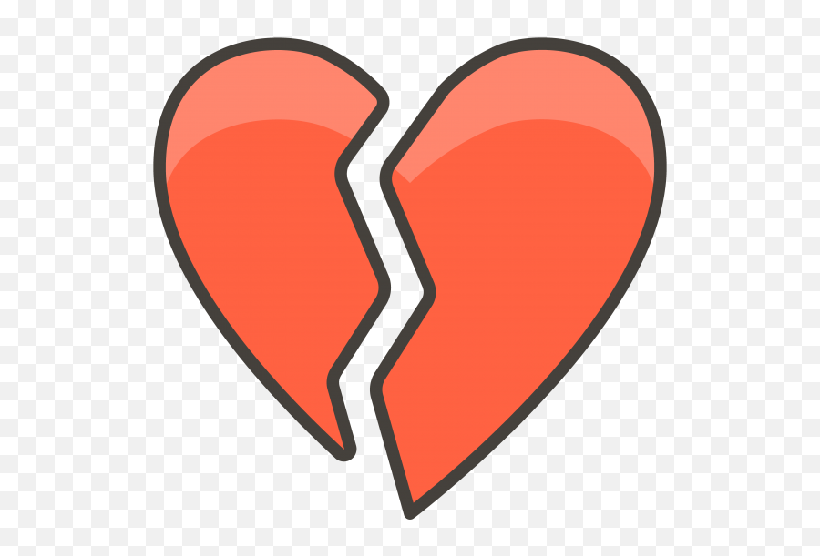 Love Heart Pic Posted - Broken Heart Emoji Png High Resolution,Big Heart Emojis