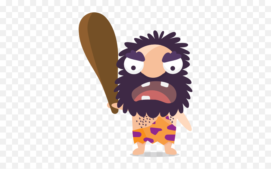 Angry Stickers - Free People Stickers Cave Man Emoji,Angry Emotion Png