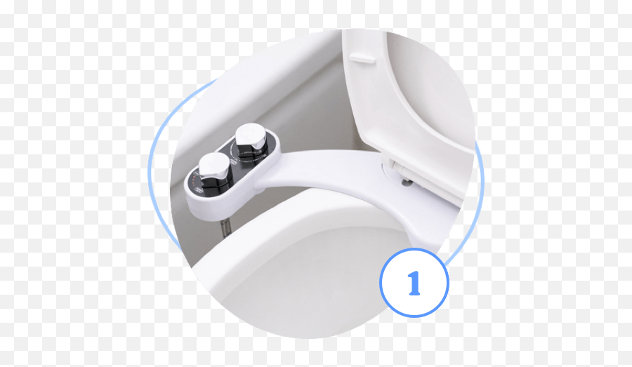 Buttler Bidet Toilet Seat Attachment U2013 Clear Rear - Toilet Seat Emoji,Toilet Bowl Emoticons Animated