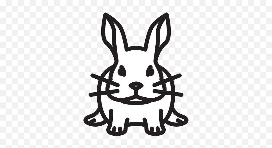 Rabbit Free Icon Of Selman Icons - Rabbit Icon Free Emoji,Rabbit Emoticon Transparent Black And White