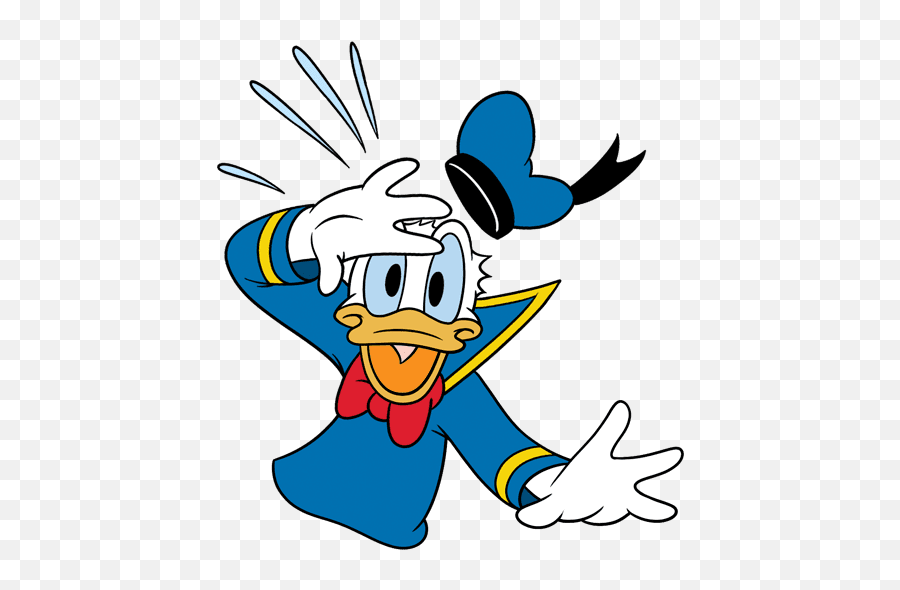 Vk Sticker 11 From Collection Donald Duck Download For Free - Donald Duck Sticker Emoji,Donald Duck Emoji